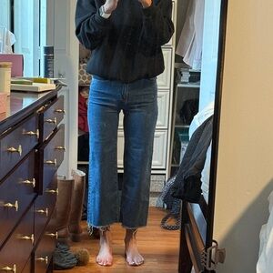 DL1961 Women's Dark Blue Flare Jeans